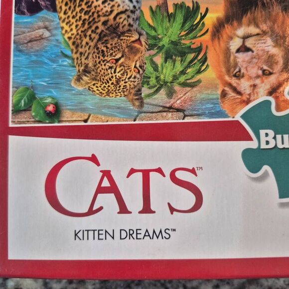 Buffalo Games Kitten Dreams 750 pc Jigsaw Puzzle, USED, tape on box - Picture 6 of 11